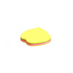 Notes Adezive Mar, 5 culori Neon, 75x75mm, 100 coli