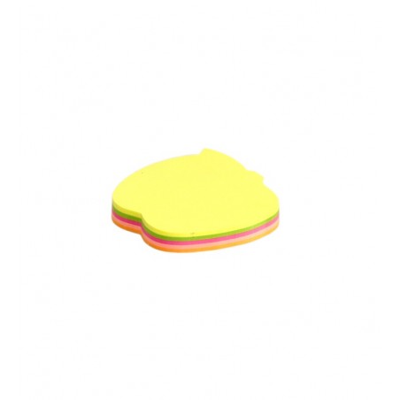 Notes Adezive Mar, 5 culori Neon, 75x75mm, 100 coli
