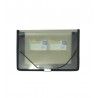 Mapa plastic Office Cover, cu elastic, A4, cu burduf panza 7cm