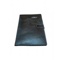 Agenda nedatata A5 , 80 pagini, coperta imitatie piele maro, cu capsa